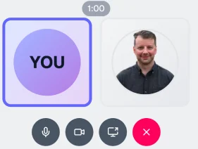 Video call with advisor