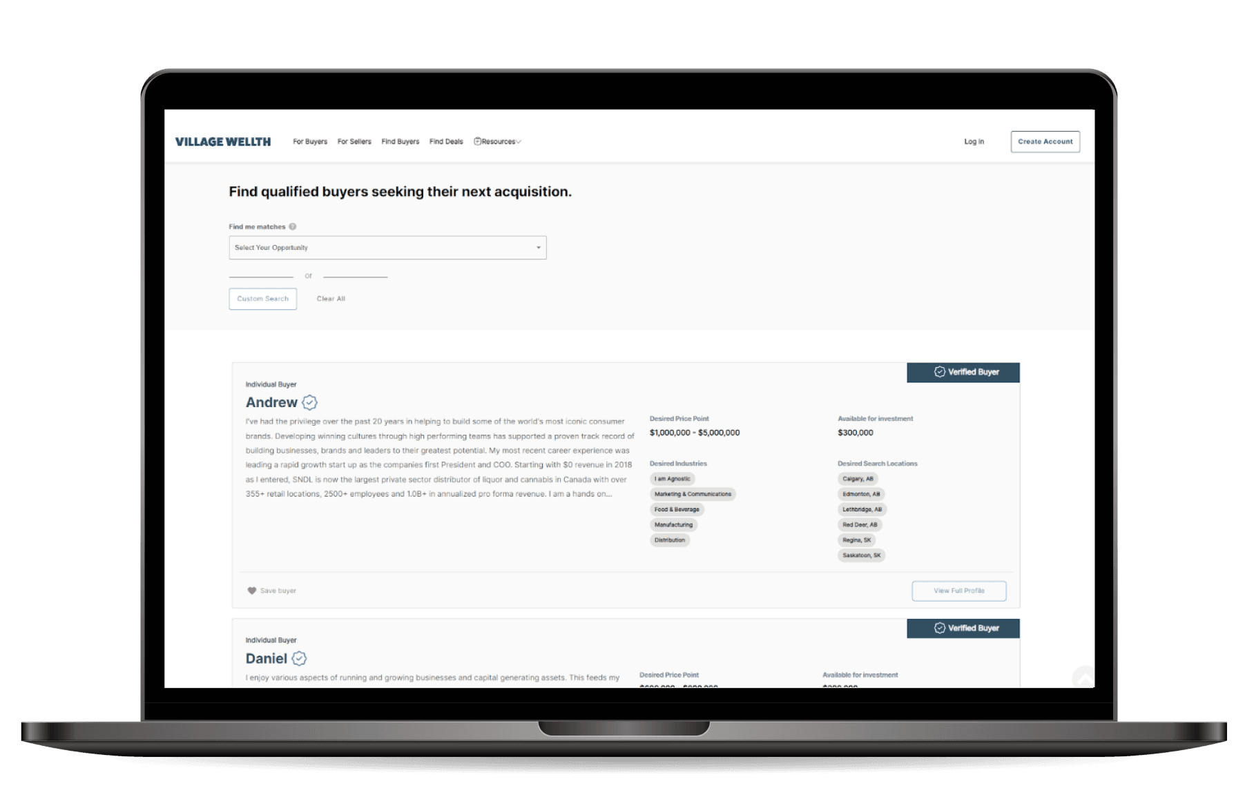 Village Wellth's Online Marketplace