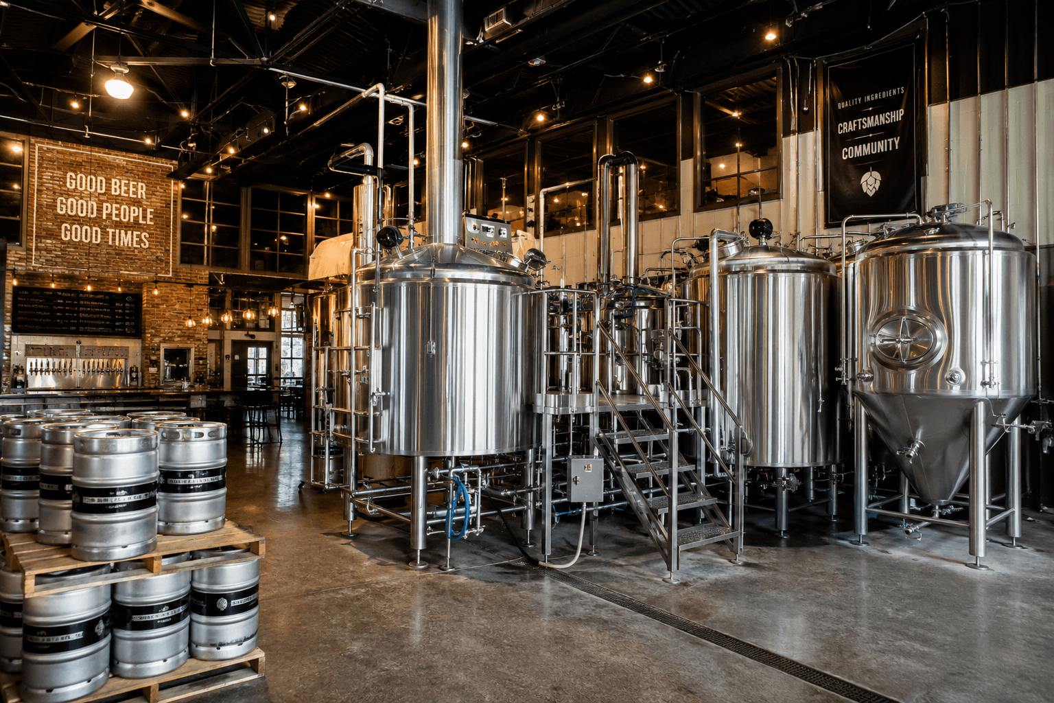 Award Winning Brewery, Restaurant, and Taproom Available!