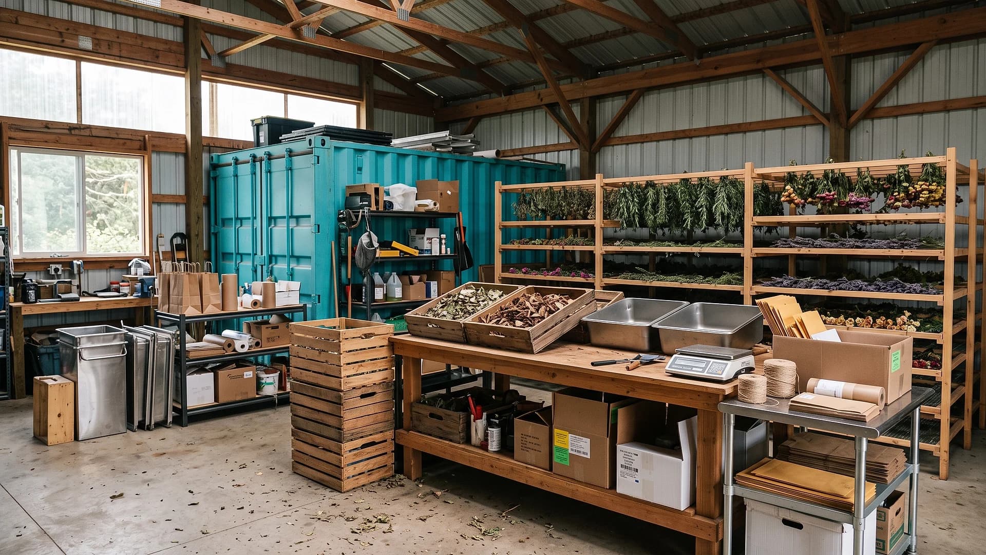 Indoor Microgreen Farm – Prime South Okanagan Location