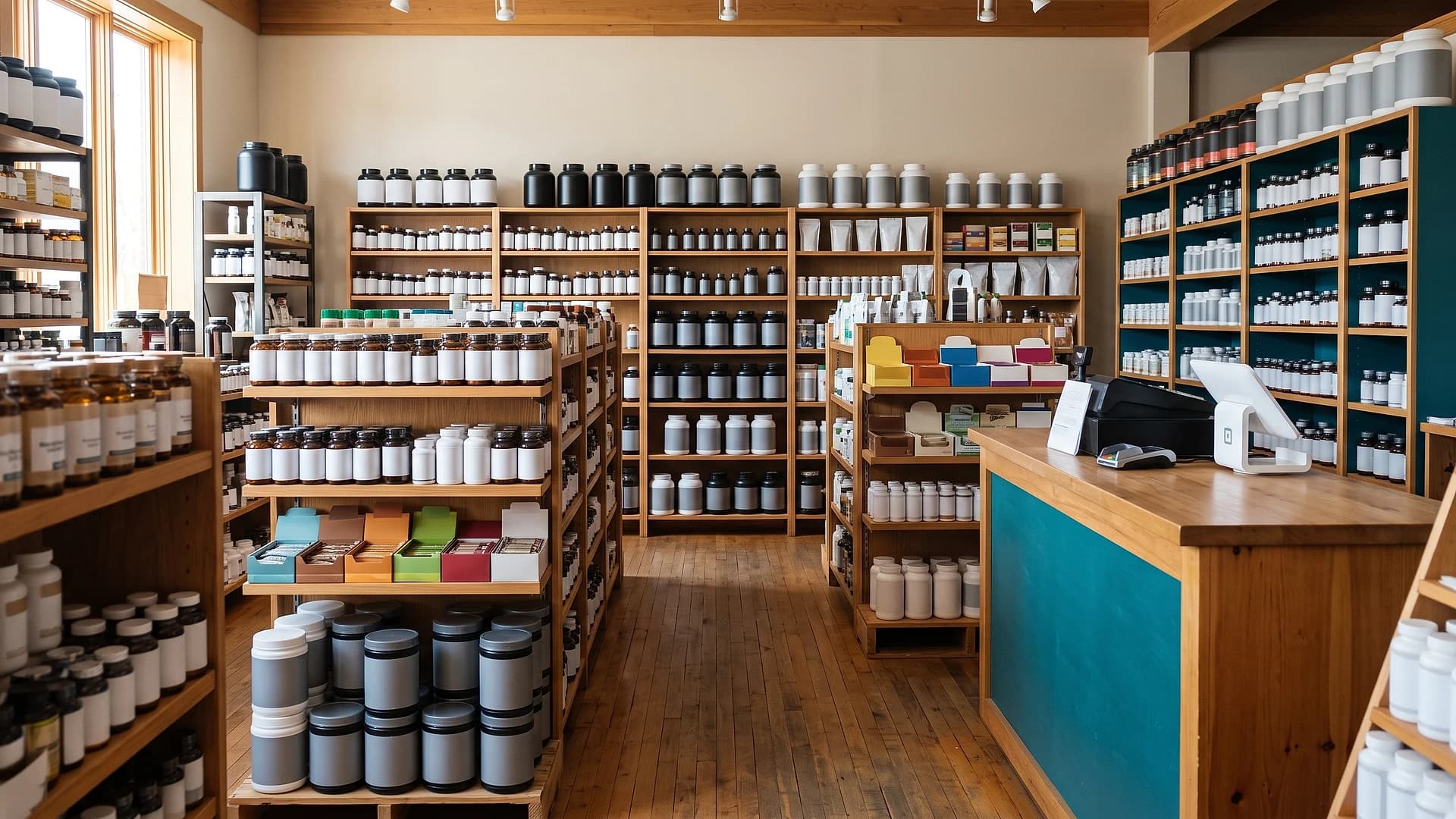 Supplement Nutrition Retail Store