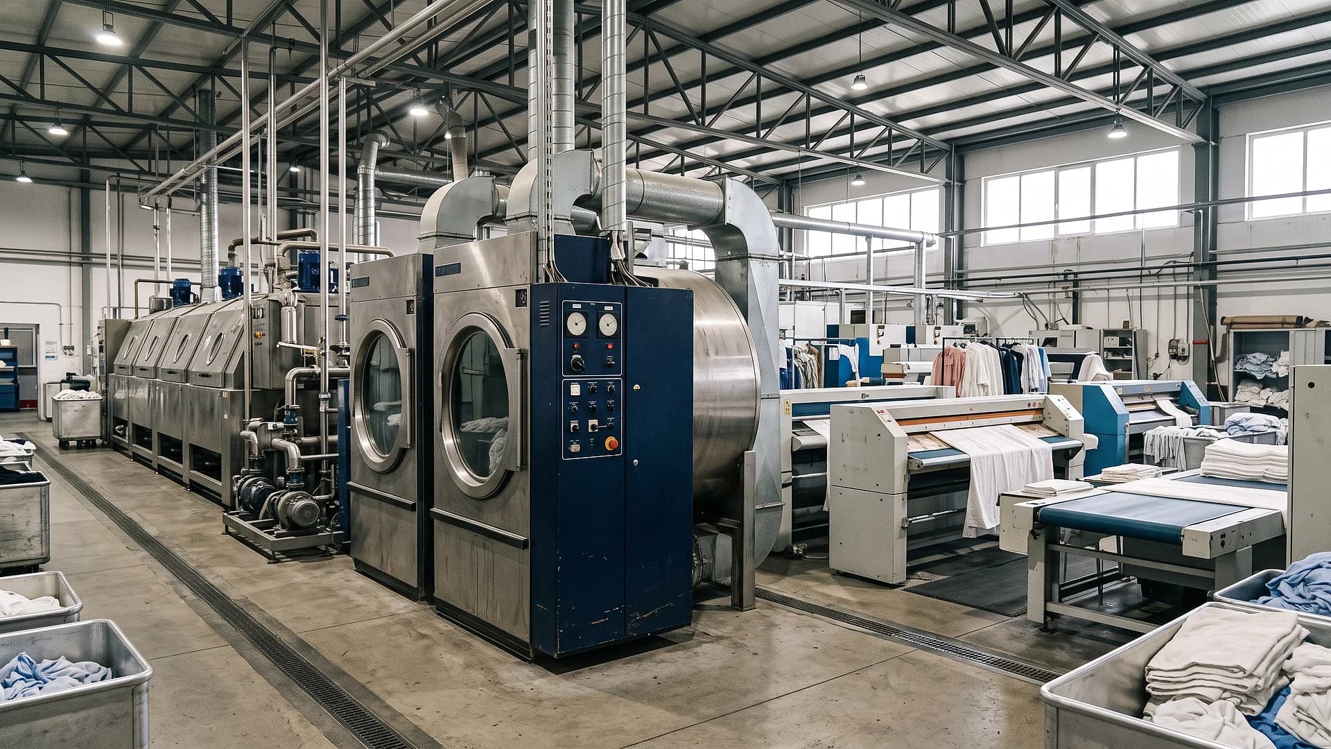 Commercial Laundry Plant with major accounts